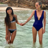 Laeticia Hallyday profite de la fin de ses vacances à Saint-Barthélemy avec sa fille Jade. Instagram, le 30 août 2017.