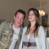 Exclusif - Benjamin Castaldi avec sa compagne Aurore Aleman - People dans le pavillon Eiffel décoré par Luxury Living lors du Longines Paris Eiffel Jumping au Bois de Boulogne à la plaine de Jeux de Bagatelle à Paris le 2 juillet 2016. © Olivier Borde / Veeren / Bestimage