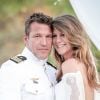Exclusif - Prix Spécial - No web - No blog - Benjamin Castaldi et sa femme Aurore Aleman - Cérémonie religieuse - Mariage de Benjamin Castaldi et Aurore Aleman au Mas de La Rose à Eygalières, le 27 août 2016. © Jacovides-Moreau/Bestimage27/08/2016 - Eygalières
