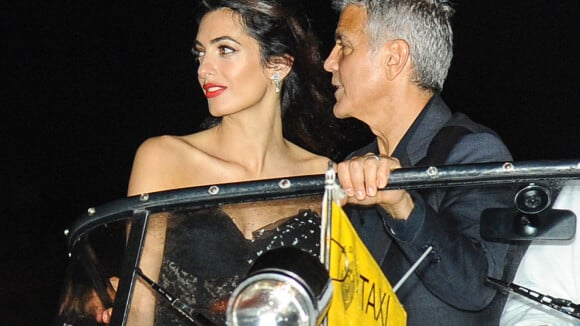 Amal Clooney : Jeune maman glamour et radieuse à Venise au bras de George