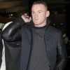 Exclusif - Wayne Rooney arrive avec des amis à la gare d'Euston située dans le quartier de Camden à Londres, le 22 janvier 2017