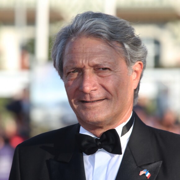Le Maire de Deauville Philippe Augier - Tapis rouge de la cérémonie d' ouverture du 43 ème Festival Américain de Deauville Le 01 Septembre 2017 ©Denis Guignebourg / Agence Bestimage