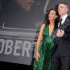 Robert Pattinson à la projection de son film "Good Time" à la 43e édition du Festival de Deauville, le 2 septembre 2017. Lors de cette soirée, l'acteur a reçu un hommage et un trophée remis par l'actrice française Bérénice Béjo.