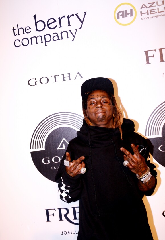 Lil Wayne lors de la soirée "The Berry Company" au Gotha à Cannes le 19 août 2017. © Rachid Bellak / Bestimage