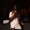 Exclusif - Le rappeur américain Lil Wayne (Dwayne Michael Carter Jr.) en concert à la discothèque le Gotha à Cannes, France, le 9 août 2017. © Rachid Bellak/Bestimage
