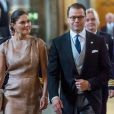 La princesse Victoria et le prince Daniel de Suède en la chapelle royale du palais Drottningholm, le 4 septembre 2017 à Stockholm, pour assister à une messe d'action de grâce en l'honneur de la naissance du prince Gabriel, second fils du prince Carl Philip et de la princesse Sofia.