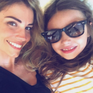 Alexandra Rosenfeld et sa fille AVa sur Instagram, début septembre 2017.