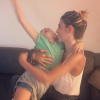 Alexandra Rosenfeld et sa fille AVa sur Instagram, début septembre 2017.