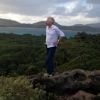 Richard Branson sur l'île privée des îles Vierges britanniques, Necker Island, avant l'arrivée de l'ouragan Irma, le 6 septembre 2017