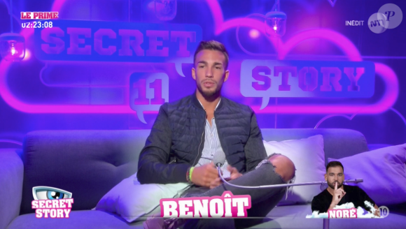 Benoît - Emission "Secret Story 11", le 7 septembre 2017 sur NT1.