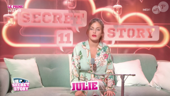 Julie - Emission "Secret Story 11", le 7 septembre 2017 sur NT1.