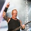 James Hetfield et Metallica en concert à Soldier Field à Chicago le 18 juin 2017.