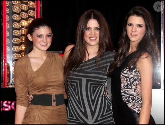 Kylie Jenner, Khloé Kardashian, Kendall Jenner - Première du film "Burlesque" à Los Angeles le 15 novembre 2010.
