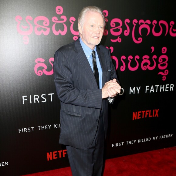 Jon Voight à la première du film "D'abord, ils ont tué mon père" à New York, le 14 septembre 2017