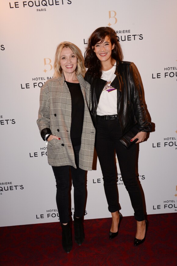 Anne Marivin et Mélanie Doutey - Soirée d'inauguration de l'Hôtel Fouquet's Barrière à Paris le 14 septembre 2017. © Rachid Bellak/Bestimage