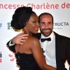 Mariage - Nadège Beausson-Diagne s'est mariée - Exclusif - Nadège Beausson-Diagne officialise avec son compagnon Geoffroy Jeff Tekeyan - Soirée de Gala "Africa on the Rock" de l'AMREF Flying Doctors en partenariat avec la Fondation Princesse Charlene de Monaco à l'hôtel de Paris, le 17 octobre 2015 à Monaco.