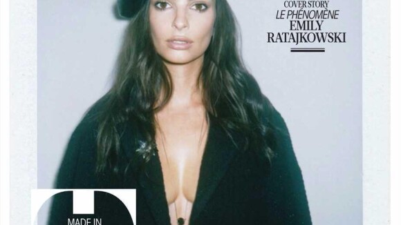 Emily Ratajkowski trop retouchée en une d'un magazine français, elle s'énerve