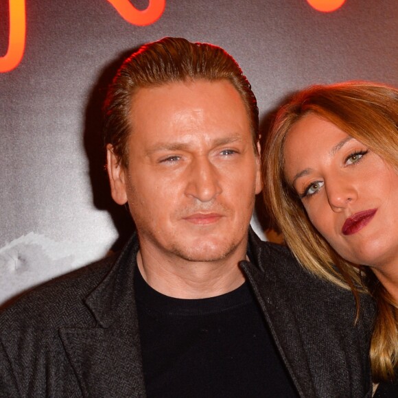 Benoît Magimel et sa compagne Margot - Avant-première du film "Rock'n Roll" au Pathé Beaugrenelle à Paris le 13 février 2017. © Coadic Guirec / Bestimage