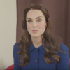 Kate Middleton dans un message vidéo enregistrée en janvier 2017 à Londres pour une nouvelle campagne de l'Anna Freud Centre, dont elle est la marraine.