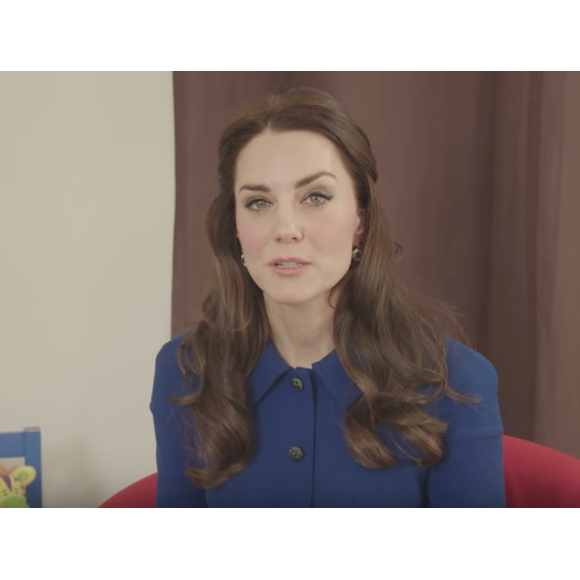 Kate Middleton dans un message vidéo enregistrée en janvier 2017 à Londres pour une nouvelle campagne de l'Anna Freud Centre, dont elle est la marraine.