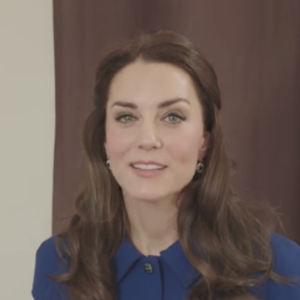 Kate Middleton dans un message vidéo enregistrée en janvier 2017 à Londres pour une nouvelle campagne de l'Anna Freud Centre, dont elle est la marraine.