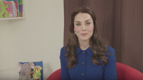 Kate Middleton, son message vidéo enregistré en janvier 2017 à Londres pour une nouvelle campagne de l'Anna Freud Centre, dont elle est la marraine.