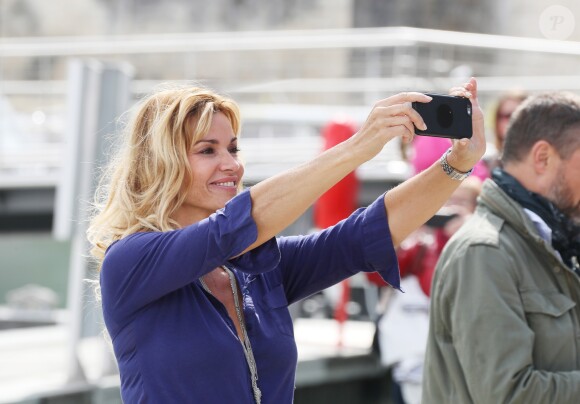 Ingrid Chauvin de la série "Demain nous appartient" - Photocall lors du 19e Festival de la Fiction TV de La Rochelle, le 16 septembre 2017.  © Christophe Aubert via Bestimage