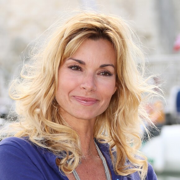 Ingrid Chauvin de la série "Demain nous appartient" - Photocall lors du 19e Festival de la Fiction TV de La Rochelle, le 16 septembre 2017.  © Christophe Aubert via Bestimage