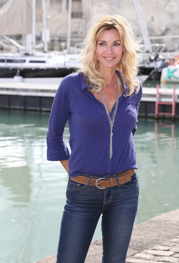 Ingrid Chauvin de la série "Demain nous appartient" - Photocall lors du 19e Festival de la Fiction TV de La Rochelle, le 16 septembre 2017.  © Christophe Aubert via Bestimage