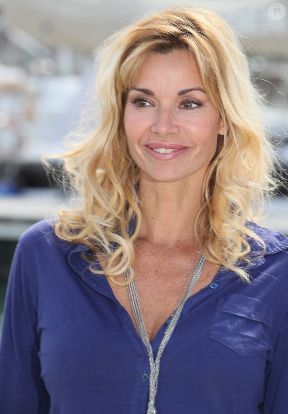 Ingrid Chauvin de la série "Demain nous appartient" - Photocall lors du 19e Festival de la Fiction TV de La Rochelle, le 16 septembre 2017.  © Christophe Aubert via Bestimage