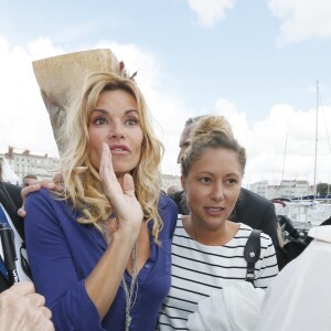 Ingrid Chauvin de la série "Demain nous appartient", le 16 septembre 2017.  - Photocall lors du 19e Festival de la Fiction TV de La Rochelle © Christophe Aubert via Bestimage