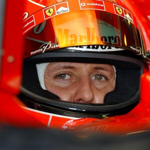 Michael Schumacher lors du Grand Prix de Formule 1 d'Australie a Melbourne. Le 2 mars 2003.