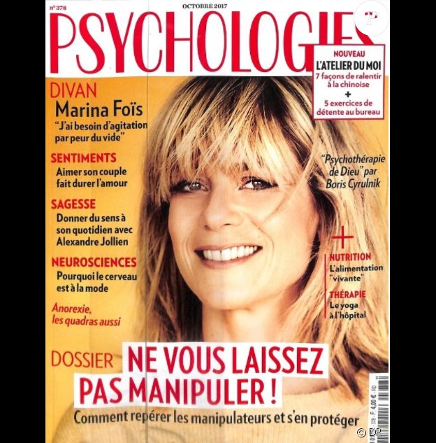 Le magazine Psychologies du mois d'octobre 2017