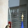 Le président de la République Emmanuel Macron accueille le président du Liban Michel Aoun au palais de l'Elysée à Paris, le 25 septembre 2017 à l'occasion de sa visite d'état. © Dominique Jacovides / Bestimage