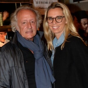 Exclusif - Didier Barbelivien et sa femme Laure - Inauguration du restaurant Rural by M. Veyrat au Palais des Congrès à Paris, France, le 25 avril 2017. © Rachid Bellak/Bestimage