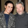 Exclusif - Philippe Starck avec sa femme Jasmine Abdellatif à la présentation de "L'économe by Starck", une série de couteaux de cuisine désignés par Philippe Starck pour la maison Guy Degrenne. Paris, le 14 septembre 2017. © Guirec Coadic/Bestimage