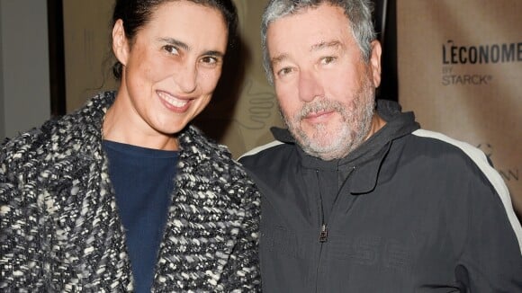 Philippe Starck soutenu par son épouse Jasmine à la soirée Degrenne