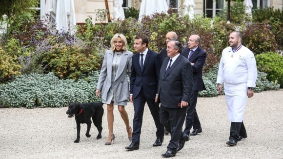 Brigitte et Emmanuel Macron : Nemo s'incruste au Déjeuner des grands chefs !