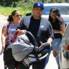 Exclusif - Rob Kardashian le jour de la fête des pères avec sa fille Dream et King Cairo le fils de Blac Chyna à Los Angeles le 18 juin 2017.