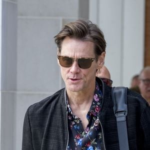 Jim Carrey à son arrivée à l'aéroport de Venise à l'occasion du 74ème Festival International du Film de Venise, la Mostra. Le 6 septembre 2017