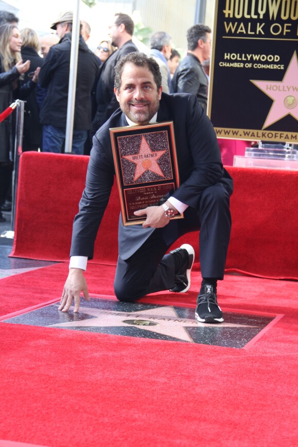 Brett Ratner reçoit son étoile sur le célèbre "Walk of Fame" à Hollywood, Los Angeles, Californie, Etats-Unis, le 19 janvier 2017. © Clinton Wallace/Globe Photos/Zuma Press/Bestimage