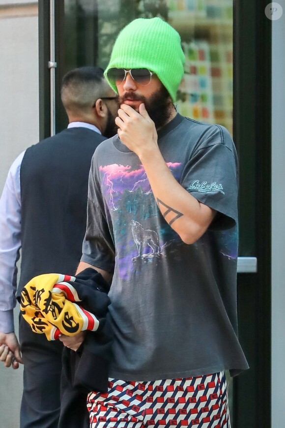 Jared Leto à New York pour la promotion du film "Blade Runner 2049" le 29 septembre 2017.