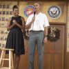Barack et Michelle Obama ont passé une partie du 25 décembre dernier avec des soldats dans une base de Hawaii le 25 décembre 2015.