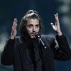 Le portuguais Salvador Sobral remporte la 62ème édition du concours de l'Eurovision 2017 au Centre d'exposition international à Kiev en Ukraine, le 14 mai 2017. © Serg Glovny/Zuma Press/Bestimage