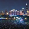 Image du festival Lollapalooza, à Chicago, août 2017