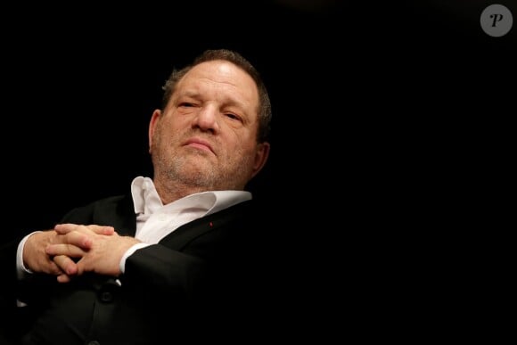 Harvey Weinstein à Lyon, le 18 Octobre 2013. Remise du Prix Lumiere 2013 à Quentin Tarantino à l'amphitheatre du palais des Congrès de Lyon.