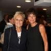 Exclusif - Muriel Robin et Anne Le Nen lors du lancement du livre de Christine Janin et Anna Veronique El Baze 'Dame de Pics et Femme de Coeur', à l'hôtel Mandarin Oriental, à Paris, France, le 09 Octobre 2017.