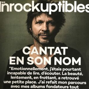 Bertrand Cantat en couverture des Inrockuptibles, le 11 octobre 2017.