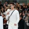 Baptiste Giabiconi - Défilé de mode Chanel collection prêt-à-porter Automne/Hiver 2017 2018 au Grand Palais lors de la fashion week à Paris, le 7 mars 2017