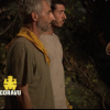 Koh-Lanta Fidji, le prime time du 13 octobre 2017 sur TF1. Ici Manu et Marvyn face à Denis Brogniart.